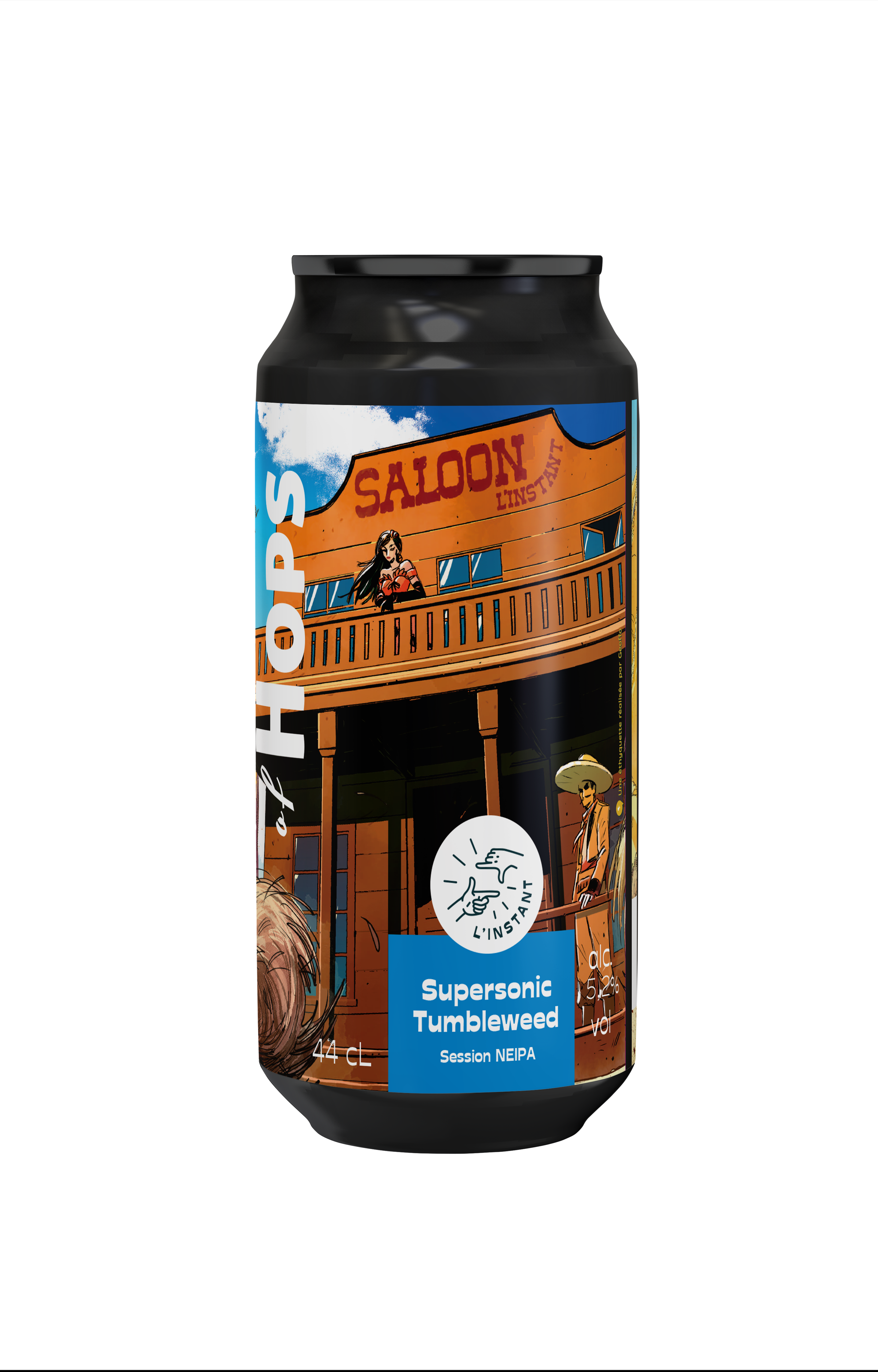 Visuel de la canette de bière "Supersonic Tumbleweed"